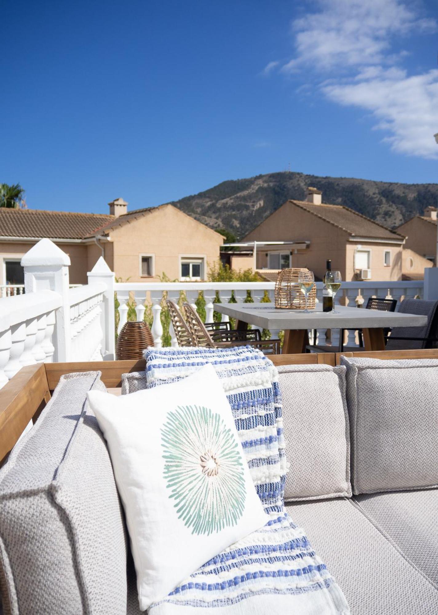 Casa Naru Albir, Duplex Appartement Met Ruim Terras En Buitenkeuken El Albir Kültér fotó