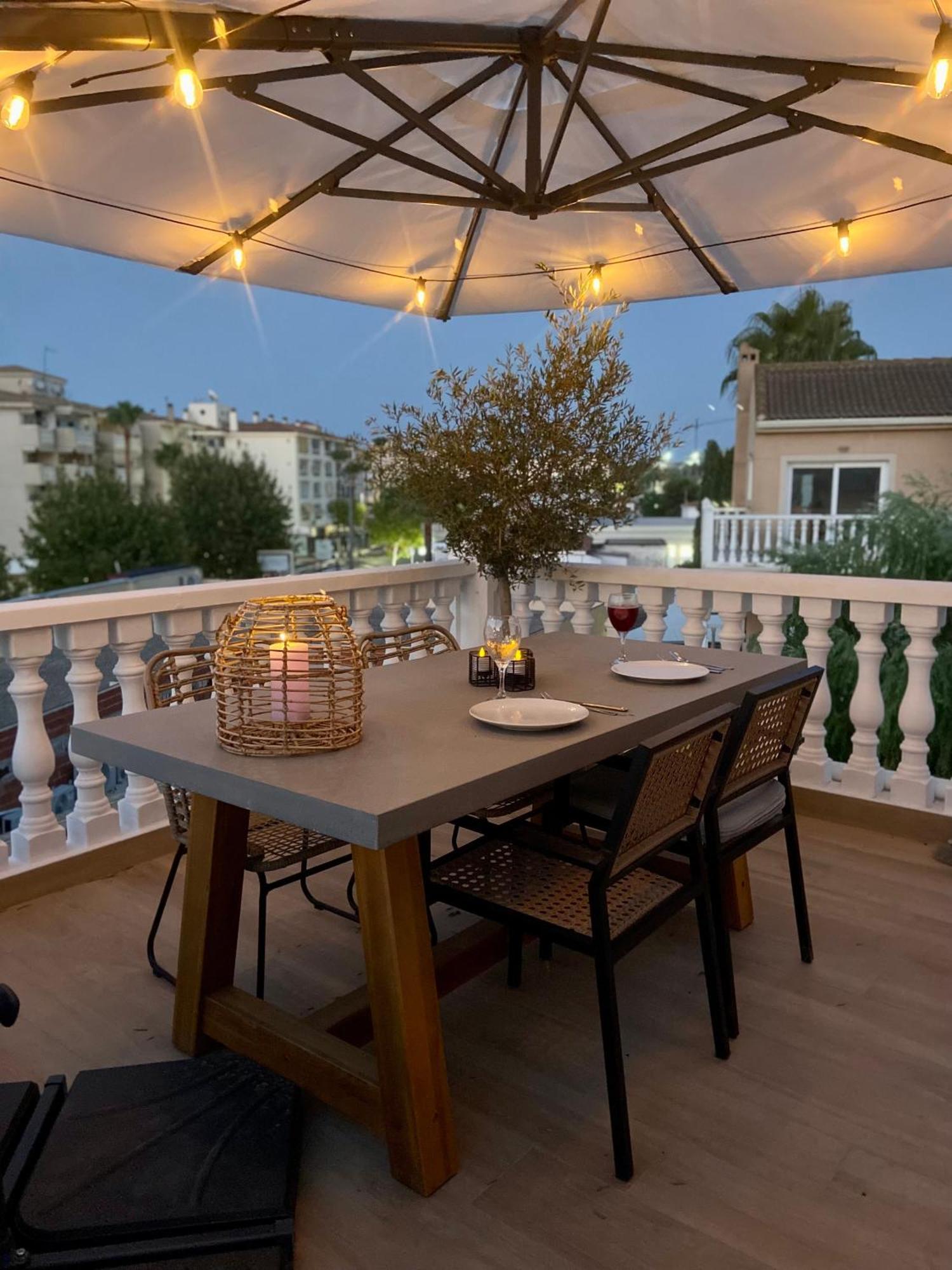 Casa Naru Albir, Duplex Appartement Met Ruim Terras En Buitenkeuken El Albir Kültér fotó